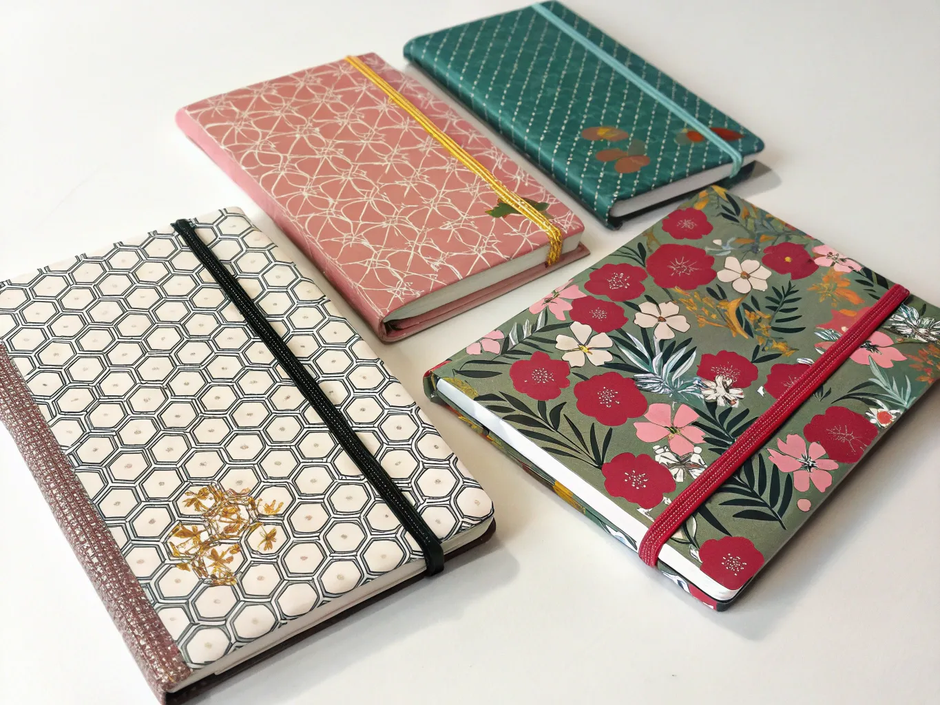 Klassiek notitieboek met leren omslag